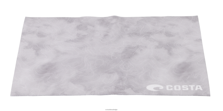 accessoire zijn Costa Del Mar unisex gerecycled microvezel schoonmaakdoekje grijs 8VFDF801