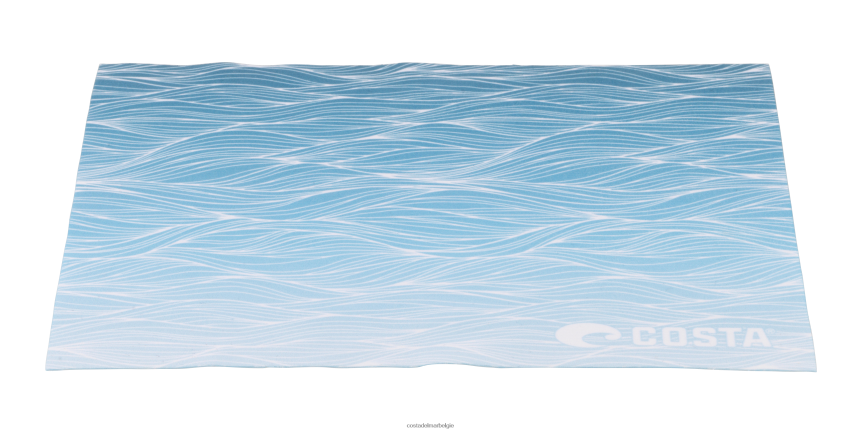 accessoire zijn Costa Del Mar unisex gerecycled microvezel schoonmaakdoekje nieuwe golf blauw 8VFDF804