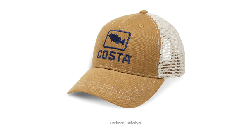 accessoire zijn Costa Del Mar unisex bas vrachtwagenchauffeur bruin werken 8VFDF723