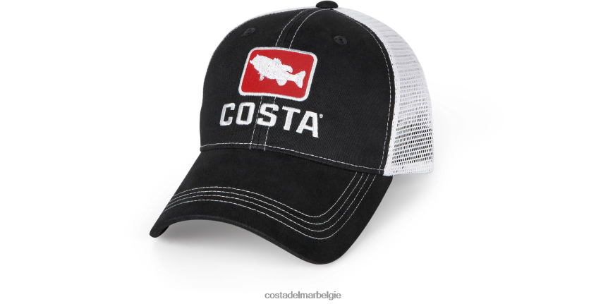 accessoire zijn Costa Del Mar unisex bas vrachtwagenchauffeur zwart 8VFDF724