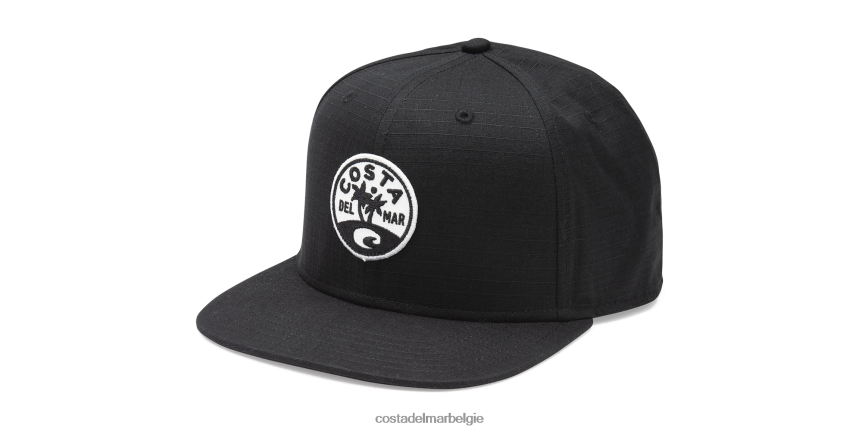 accessoire zijn Costa Del Mar unisex isla snapback zwart 8VFDF696