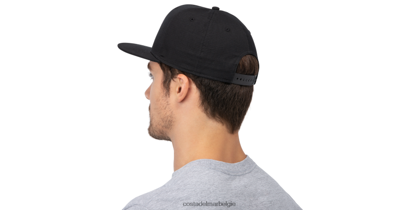 accessoire zijn Costa Del Mar unisex isla snapback zwart 8VFDF696