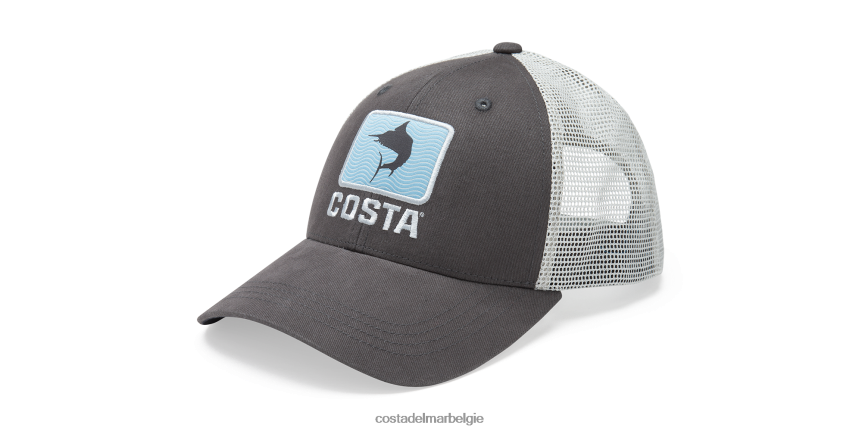 accessoire zijn Costa Del Mar unisex marlijn golven vrachtwagenchauffeur houtskool 8VFDF720