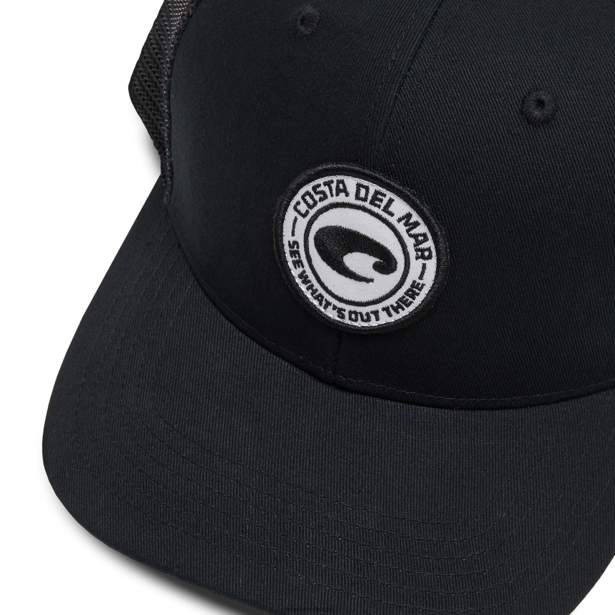 accessoire zijn Costa Del Mar unisex medaillon vrachtwagenchauffeur zwart 8VFDF703