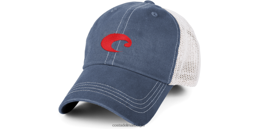 accessoire zijn Costa Del Mar unisex mesh hoed leiblauw 8VFDF674