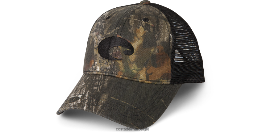 accessoire zijn Costa Del Mar unisex mesh hoed zwart 8VFDF672