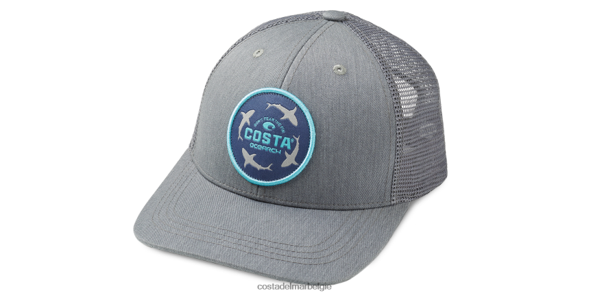 accessoire zijn Costa Del Mar unisex ocarch cirkelhaai truckerpet grijs 8VFDF743