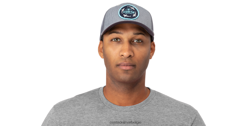 accessoire zijn Costa Del Mar unisex ocarch cirkelhaai truckerpet grijs 8VFDF743