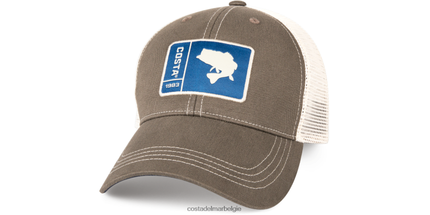 accessoire zijn Costa Del Mar unisex originele patch bashoed mosgroen 8VFDF718