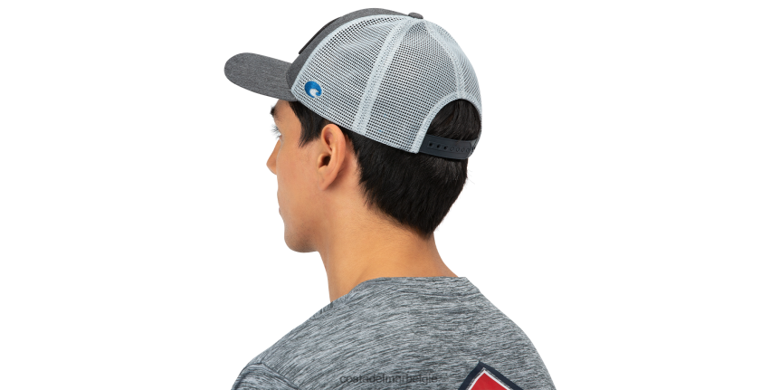 accessoire zijn Costa Del Mar unisex topo tarpoen vrachtwagenchauffeur grijs 8VFDF713