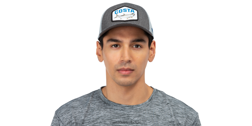 accessoire zijn Costa Del Mar unisex topo tarpoen vrachtwagenchauffeur grijs 8VFDF713