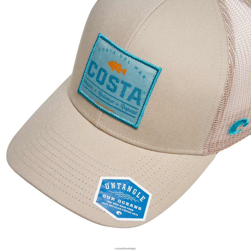 accessoire zijn Costa Del Mar unisex topwater vrachtwagenchauffeur bruinen 8VFDF684