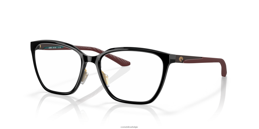 bril zijn Costa Del Mar unisex Pacifische opkomst 410 zwart 8VFDF334