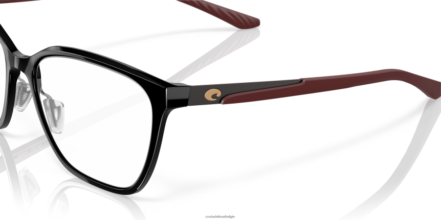 bril zijn Costa Del Mar unisex Pacifische opkomst 410 zwart 8VFDF334