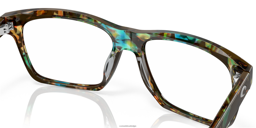bril zijn Costa Del Mar unisex aransas rx glanzende oceaanschildpad 8VFDF361