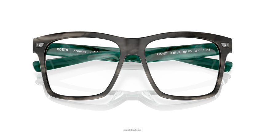 bril zijn Costa Del Mar unisex aransas rx matgrijze storm 8VFDF362