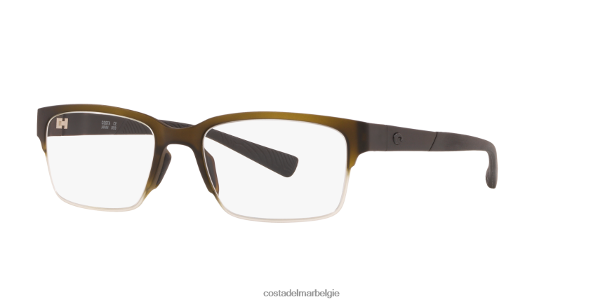 bril zijn Costa Del Mar unisex oceaanrug 220 mat olijfgroen vervaagt naar helder 8VFDF386