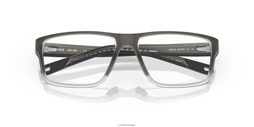 bril zijn Costa Del Mar unisex oceaanrug 400 mist grijs 8VFDF332