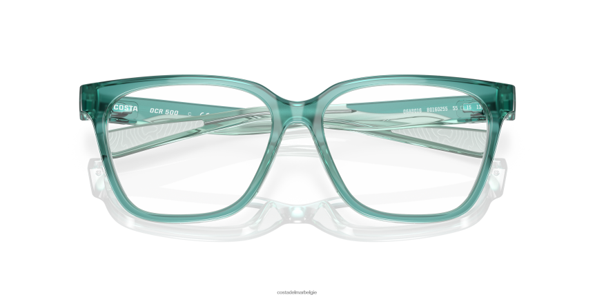 bril zijn Costa Del Mar unisex oceaanrug 500 blauwgroen kristalblauw 8VFDF353