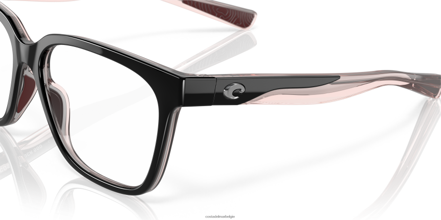 bril zijn Costa Del Mar unisex oceaanrug 500 zwarte rookblush kristal 8VFDF352