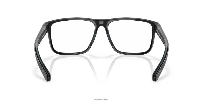 bril zijn Costa Del Mar unisex oceaanrug 600 zwart/rook/blauwgroen kristal 8VFDF357