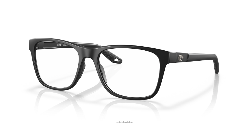 bril zijn Costa Del Mar unisex oceaanrug 810 mat zwart 8VFDF330
