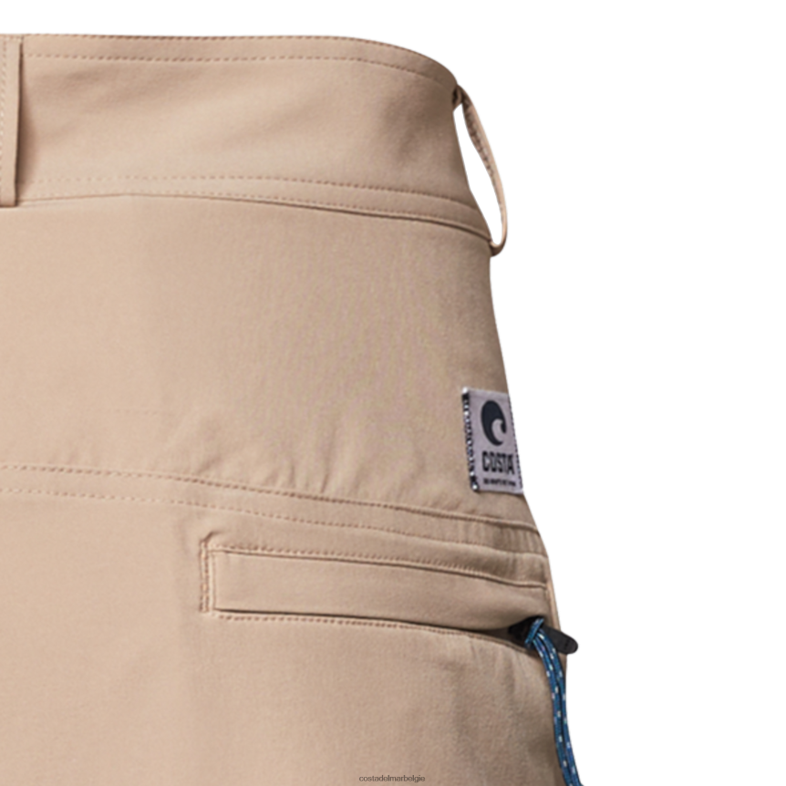 kleding zijn Costa Del Mar Heren hybride broek aanpakken kaki zand 8VFDF667
