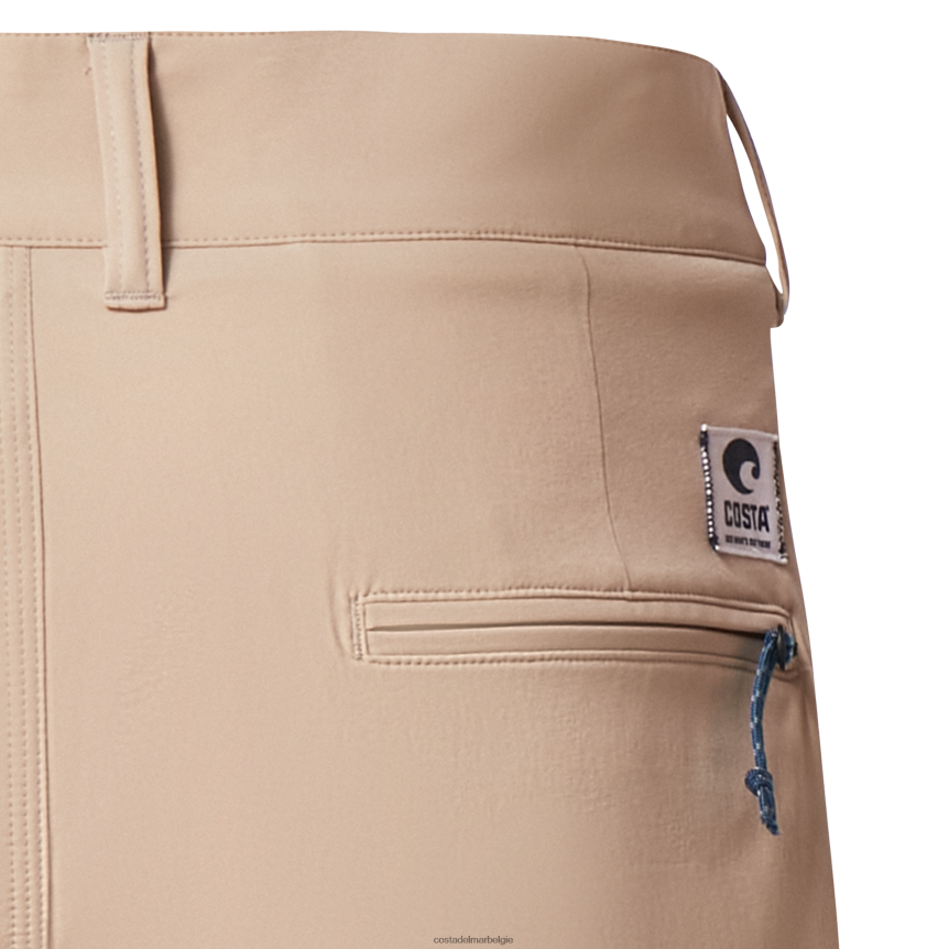 kleding zijn Costa Del Mar Heren hybride shorts aanpakken kaki zand 8VFDF663