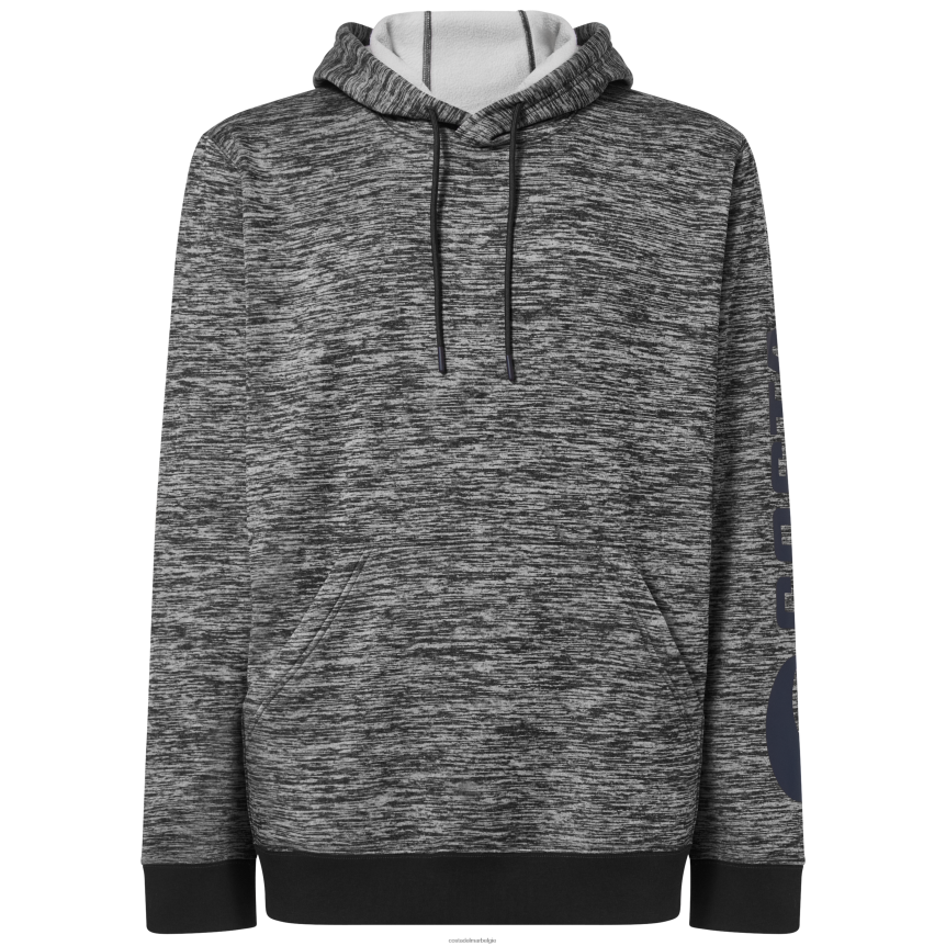 kleding zijn Costa Del Mar Heren technische fleece hoody zwarte heide 8VFDF611