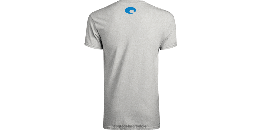 kleding zijn Costa Del Mar Heren brand logo grijze heide 8VFDF586