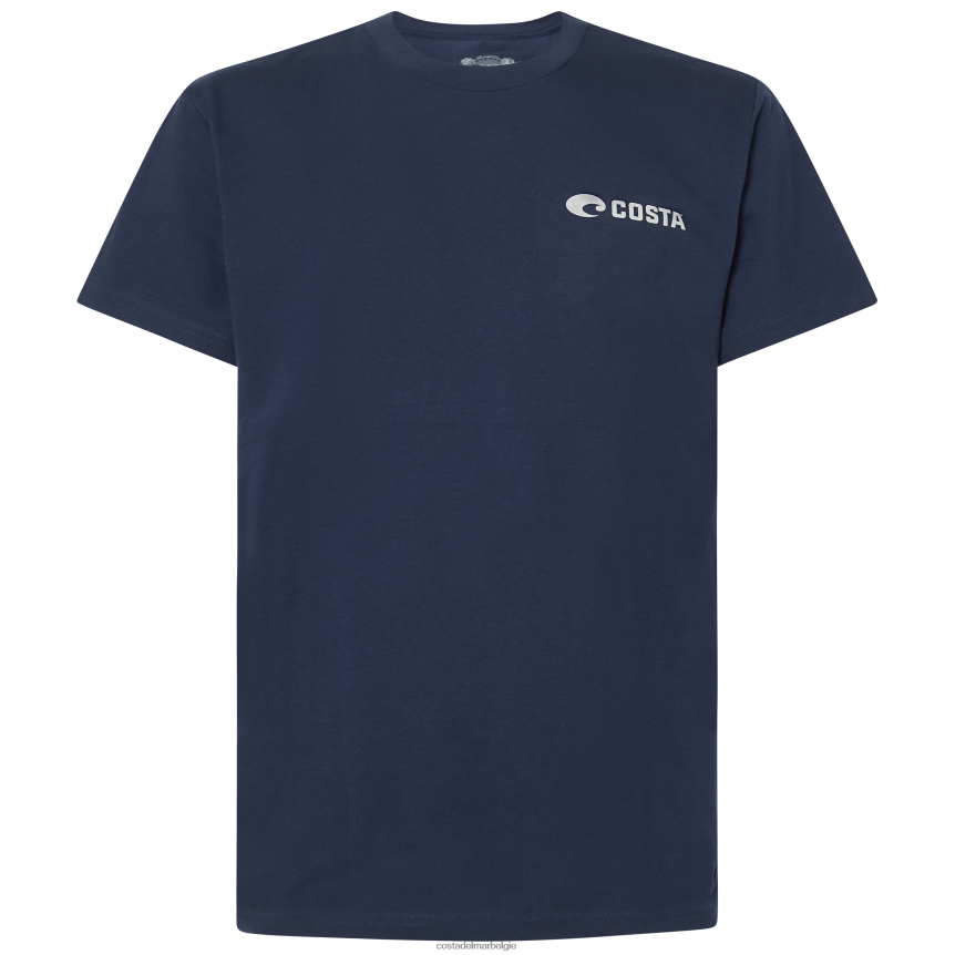 kleding zijn Costa Del Mar Heren embleem golven tonijn ss marine 8VFDF519