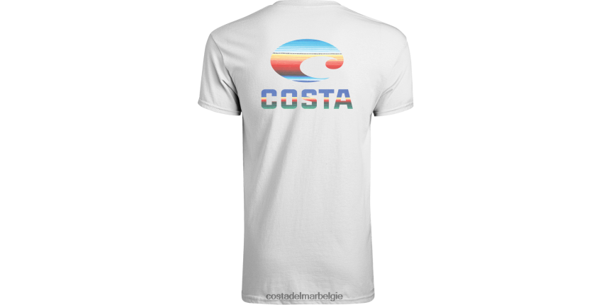 kleding zijn Costa Del Mar Heren feest wit 8VFDF475