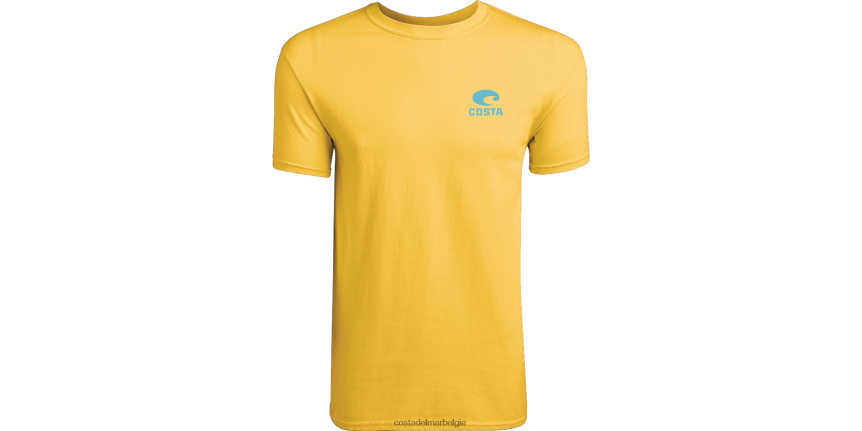 kleding zijn Costa Del Mar Heren geborsteld c-logo boter 8VFDF587