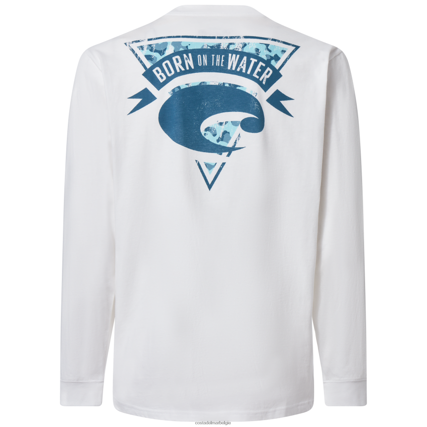 kleding zijn Costa Del Mar Heren halifax ls wit 8VFDF517