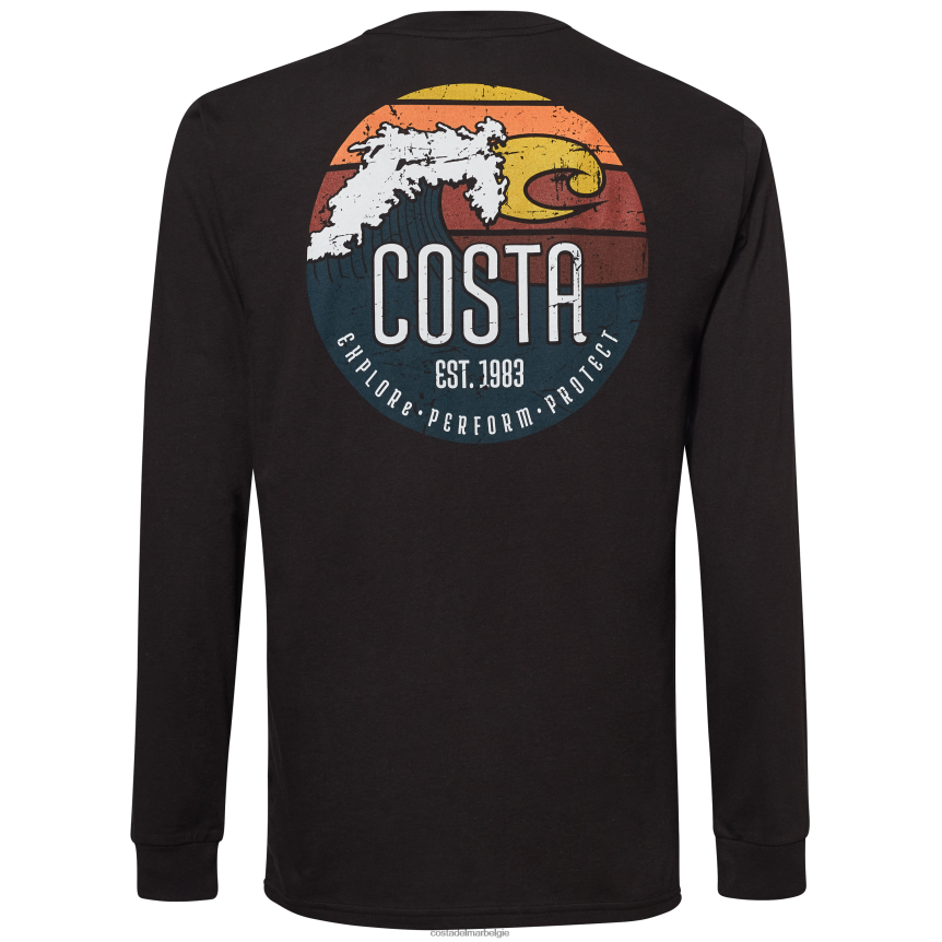 kleding zijn Costa Del Mar Heren kanto ls zwart 8VFDF607