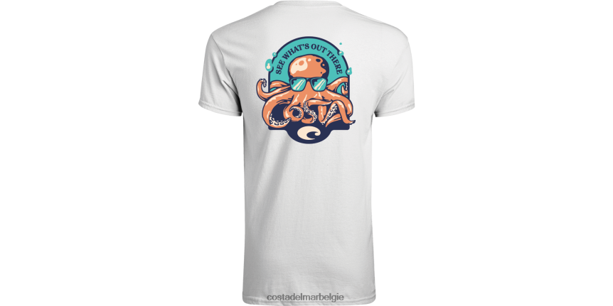 kleding zijn Costa Del Mar Heren oktoberocosta wit 8VFDF541