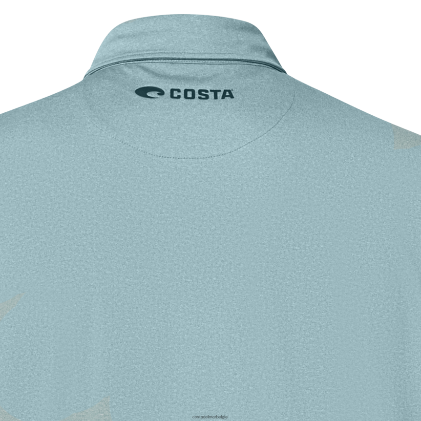 kleding zijn Costa Del Mar Heren reiziger polo diepzee heide 8VFDF615
