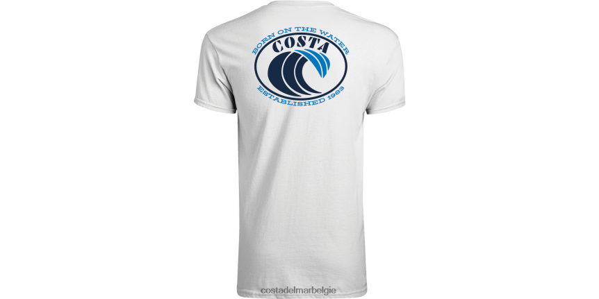 kleding zijn Costa Del Mar Heren sebastiaan wit 8VFDF601