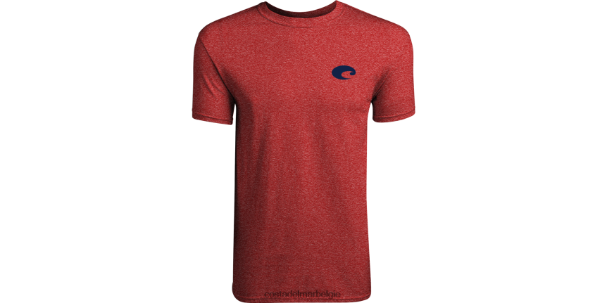 kleding zijn Costa Del Mar Heren soort schild ss heide rood 8VFDF512