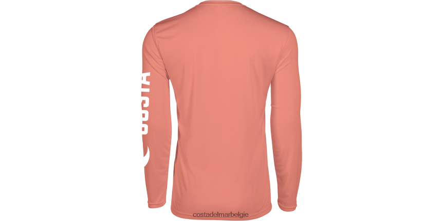 kleding zijn Costa Del Mar Heren technische bemanning Zalm 8VFDF437