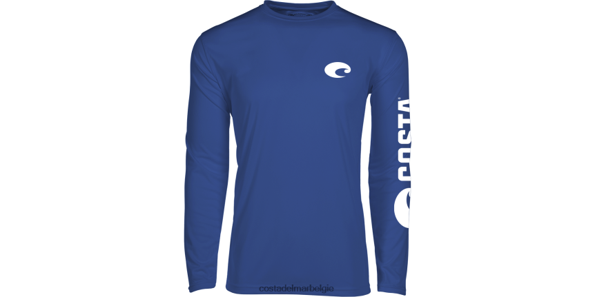 kleding zijn Costa Del Mar Heren technische bemanning koningsblauw 8VFDF438