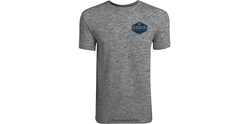 kleding zijn Costa Del Mar Heren technische drie-eenheid grijs 8VFDF651