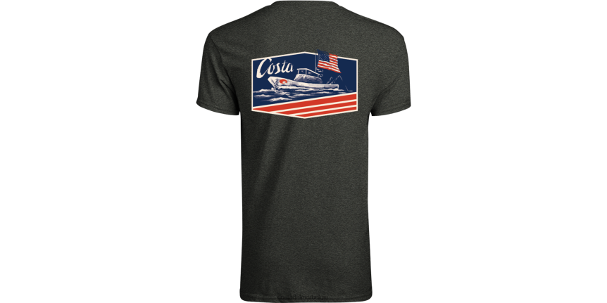 kleding zijn Costa Del Mar Heren verenigde boot donkere heide 8VFDF544