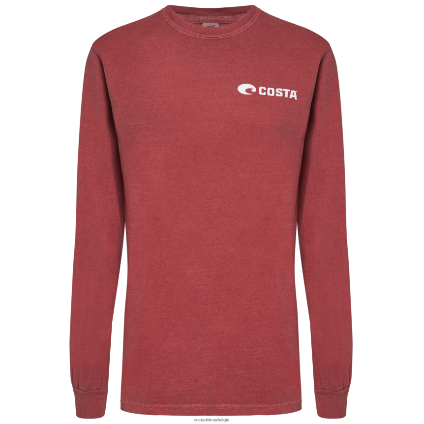 kleding zijn Costa Del Mar vrouwen bonita dames ls baksteenrood 8VFDF953