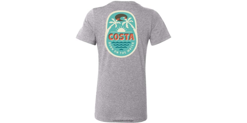 kleding zijn Costa Del Mar vrouwen palmknuffelaar f atletisch grijs gemêleerd 8VFDF952