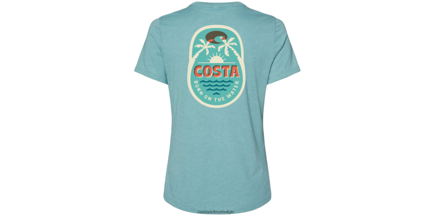 kleding zijn Costa Del Mar vrouwen palmknuffelaar f heideblauwe lagune 8VFDF951