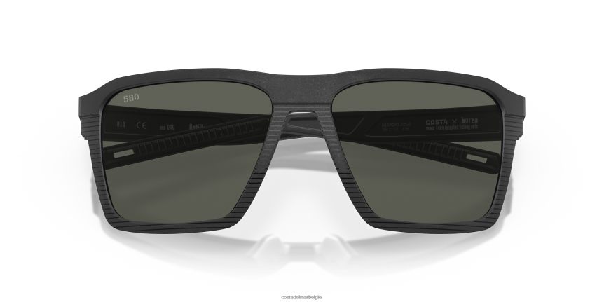 zonnebril zijn Costa Del Mar Heren Antillen netto zwart 8VFDF235