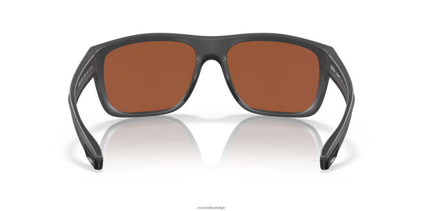 zonnebril zijn Costa Del Mar Heren breedsnavel mat grijs 8VFDF256