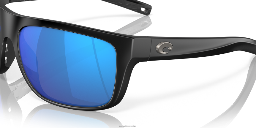 zonnebril zijn Costa Del Mar Heren breedsnavel mat zwart 8VFDF258