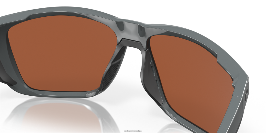 zonnebril zijn Costa Del Mar Heren ferg xl glanzend grijs 8VFDF137